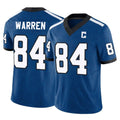 STECN IN.Colts #84 Tyler Warren Player Limited Indiana Nights Alternate Vapor F.U.S.E. Royal Stitched Jerseys