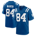 STECN IN.Colts #84 Tyler Warren Player Royal Home Game Stitched Jerseys