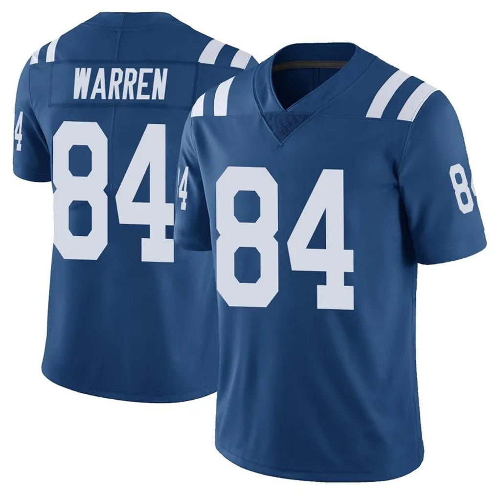 STECN IN.Colts #84 Tyler Warren Player Royal Vapor Limited Stitched Jerseys