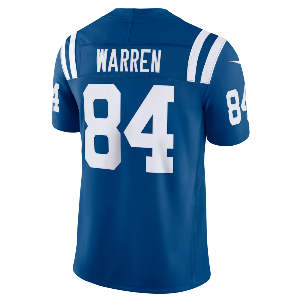 STECN IN.Colts #84 Tyler Warren Tyler Warren Royal Team Vapor F.U.S.E. Stitched Limited Jerseys