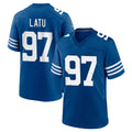 STECN IN.Colts #97 Laiatu Latu Player Royal Limited Home Game Stitched Jerseys