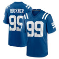 STECN IN.Colts #99 DeForest Buckner Player Royal Home Game Stitched Jerseys