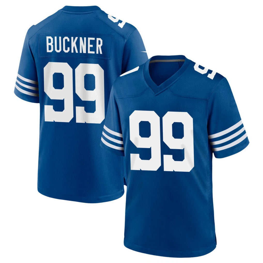 STECN IN.Colts #99 DeForest Buckner Player Royal Limited Home Game Stitched Jerseys