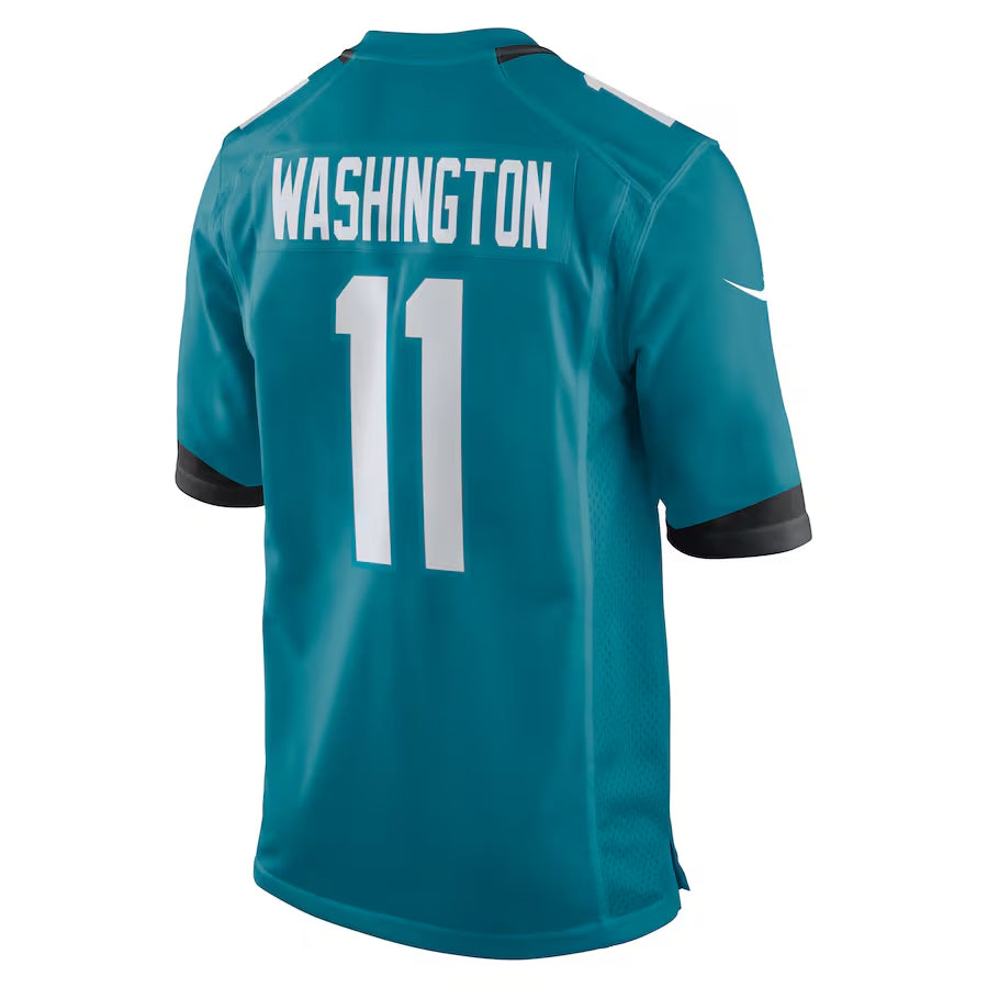 STECN J.Jaguars #11 Parker Washington Player Teal Home Game Stitched Jerseys