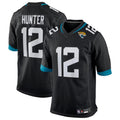 STECN J.Jaguars #12 Travis Hunter Player Black Replica Game Stitched Jerseys