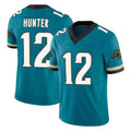 STECN J.Jaguars #12 Travis Hunter Player Teal Prowler Throwback Vapor F.U.S.E. Limited Home Game Stitched Jerseys