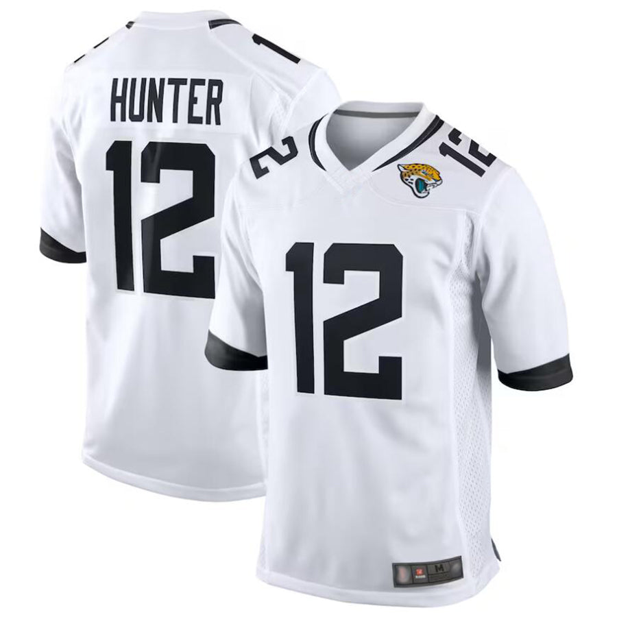 STECN J.Jaguars #12 Travis Hunter Player White Replica Game Stitched Jerseys