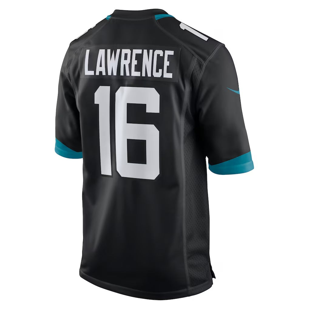 STECN J.Jaguars #16 Trevor Lawrence Black Alternate Game Stitched Jerseys