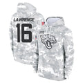 STECN J.Jaguars #16 Trevor Lawrence Player Arctic Camo Salute to Service Hoodies Limited Game Stitched Jerseys