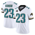 STECN J.Jaguars #23 Foyesade Oluokun Player White Prowler Throwback Vapor F.U.S.E. Limited Home Game Stitched Jerseys
