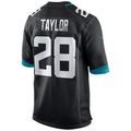 STECN J.Jaguars #28 Fred Taylor Black Retired Player Alternate Game Stitched Jerseys