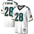 STECN J.Jaguars #28 Fred Taylor Player Mitchell & Ness White Legacy Replica Stitched Jerseys