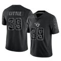 STECN J.Jaguars #39 Cam Little Player Black Reflective Limited Game Stitched Jerseys