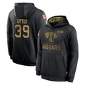 STECN J.Jaguars #39 Cam Little Player Black Salute to Service Hoodies Limited Game Stitched Jerseys