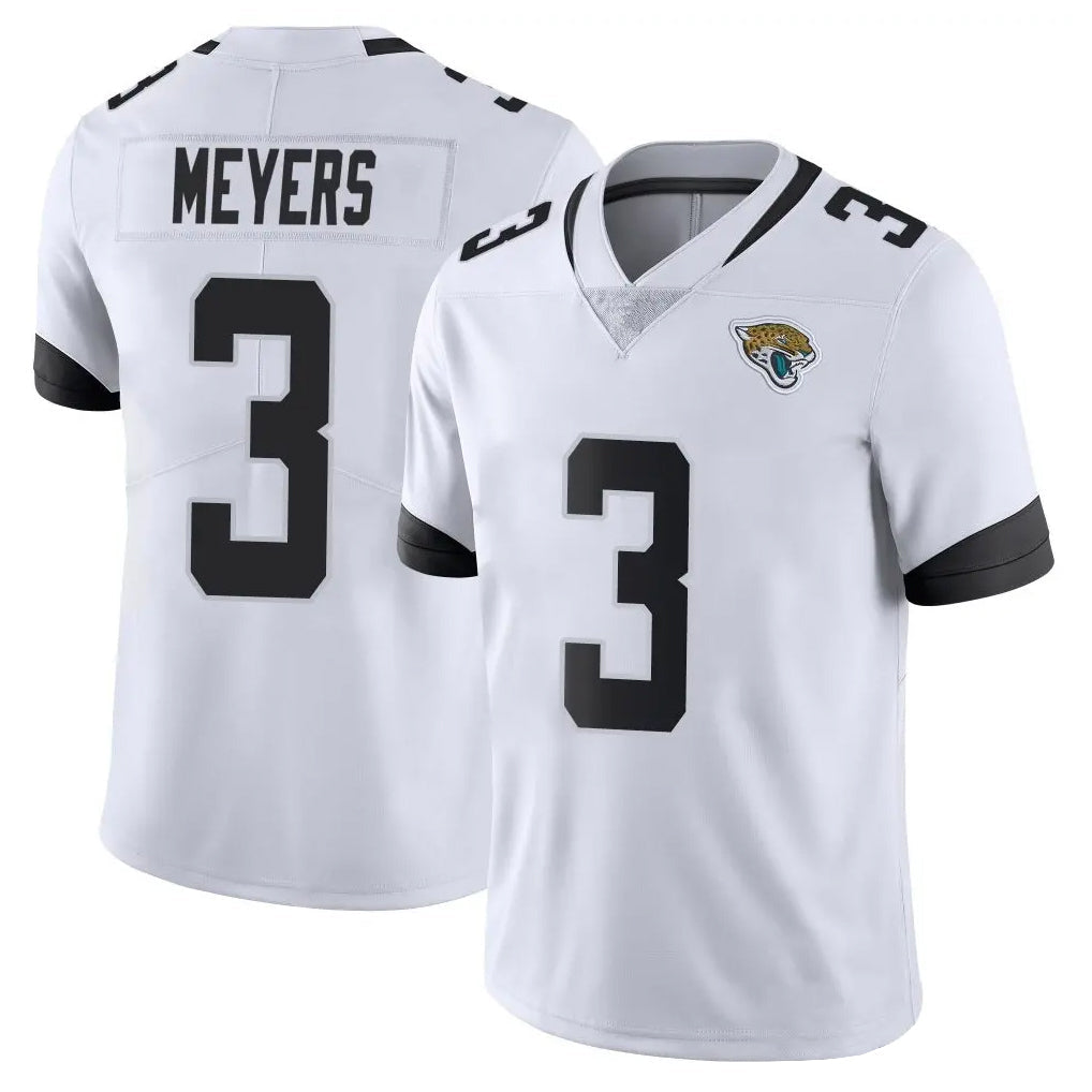 STECN J.Jaguars #3 Jakobi Meyers Player White Vapor Untouchable Limited Home Game Stitched Jerseys