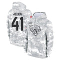 STECN J.Jaguars #41 Josh Hines-Allen Player Arctic Camo Salute to Service Hoodies Limited Game Stitched Jerseys