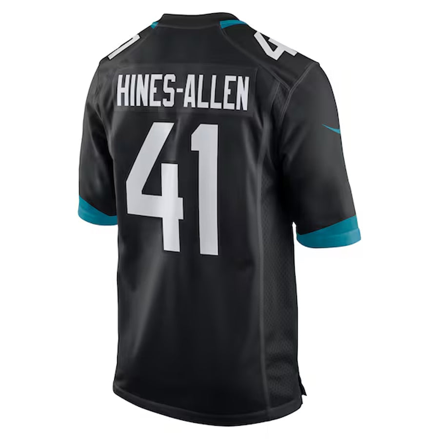 STECN J.Jaguars #41 Josh Hines-Allen Player Black Home Game Football Jerseys
