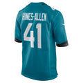 STECN J.Jaguars #41 Josh Hines-Allen Player Teal Home Game Football Jerseys