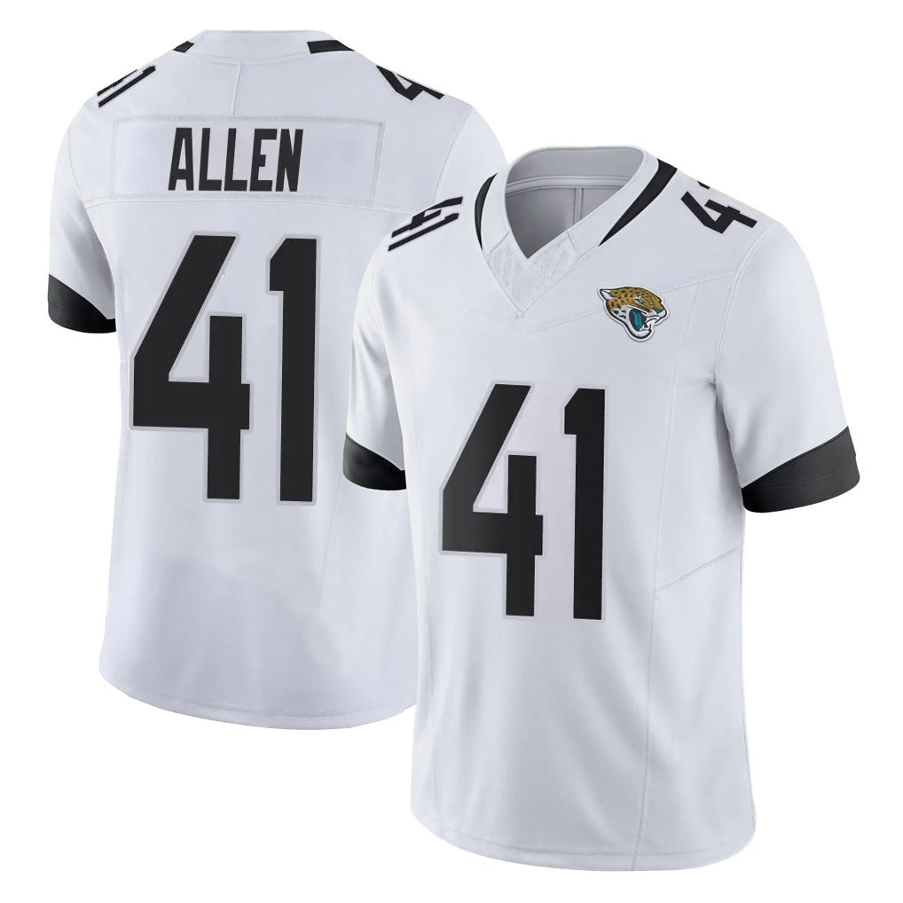 STECN J.Jaguars #41 Josh Hines-Allen Player White Vapor F.U.S.E. Limited Home Game Stitched Jerseys