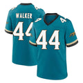 STECN J.Jaguars #44 Travon Walker Player Teal Prowler Throwback Limited Home Game Stitched Jerseys