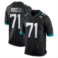 STECN J.Jaguars #71 Tony Boselli?Player Black Home Game Stitched Jerseys