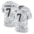 STECN J.Jaguars #7 Brian Thomas Jr. Player Arctic Camo Salute To Service Limited Game Stitched Jerseys