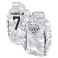 STECN J.Jaguars #7 Brian Thomas Jr. Player Arctic Camo Salute to Service Hoodies Limited Game Stitched Jerseys