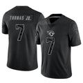 STECN J.Jaguars #7 Brian Thomas Jr. Player Black RFLCTV Limited Stitched Jerseys