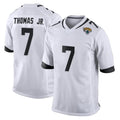 STECN J.Jaguars #7 Brian Thomas Jr. Player White Home Game Stitched Jerseys