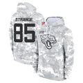 STECN J.Jaguars #85 Brenton Strange Player Arctic Camo Salute to Service Hoodies Limited Game Stitched Jerseys