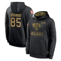 STECN J.Jaguars #85 Brenton Strange Player Black Salute to Service Hoodies Limited Game Stitched Jerseys