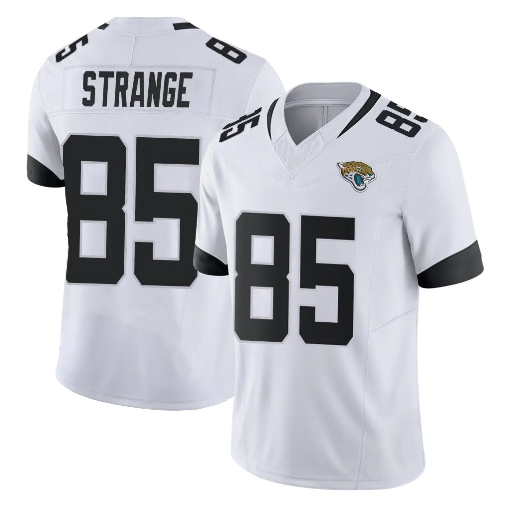 STECN J.Jaguars #85 Brenton Strange Player White Vapor F.U.S.E. Limited Home Game Stitched Jerseys
