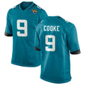 STECN J.Jaguars #9 Logan Cooke Player Teal Home Game Stitched Jerseys