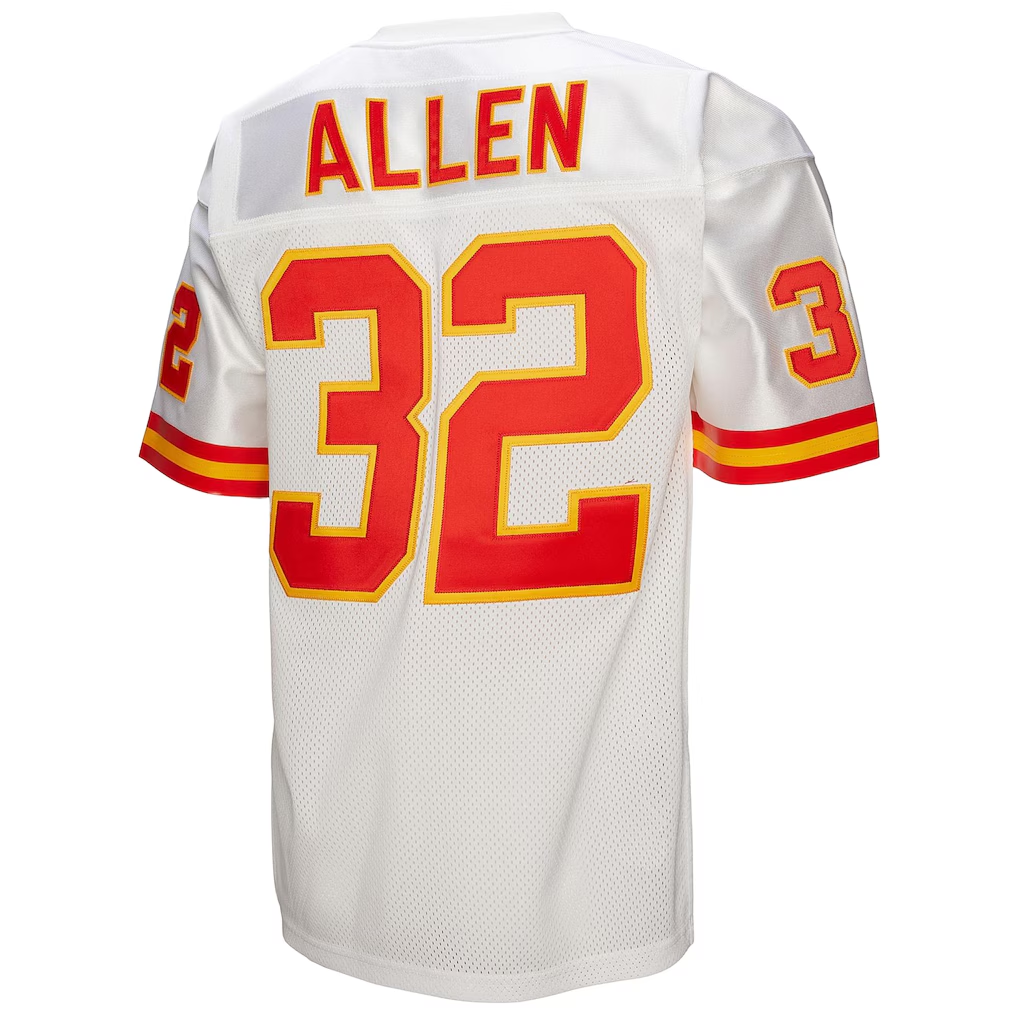 STECN KC.Chiefs 1994 #32 Marcus Allen Mitchell & Ness White Authentic Throwback Retired Player Jersey