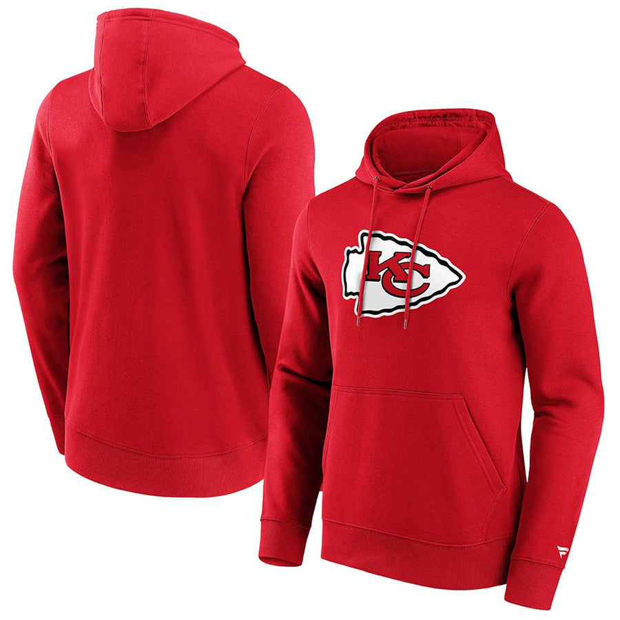 STECN KC.Chiefs Blank Player Red Pullover Hoodie Stitched Jerseys