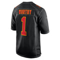 STECN KC.Chiefs #1 Xavier Worthy Player Carbon Black Fashion Game Stitched Jerseys