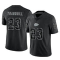 STECN KC.Chiefs #23 Drue Tranquill Player Black Limited Reflective Game Stitched Jerseys