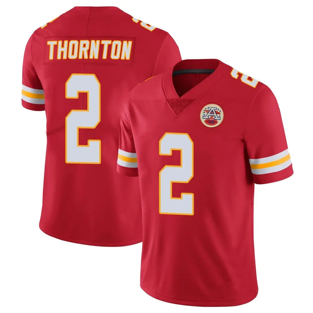 STECN KC.Chiefs #2 Tyquan Thornton Player Red Limited Vapor Untouchable Home Game Stitched Jerseys
