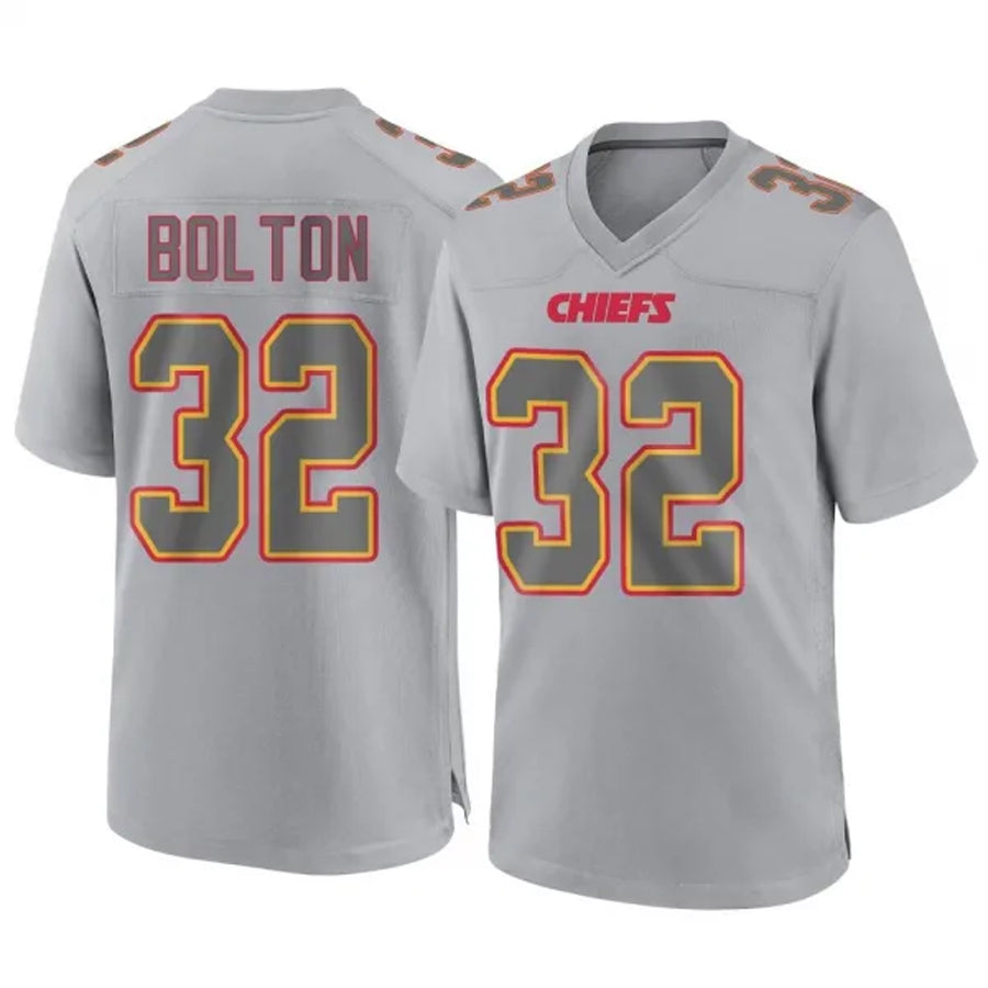 STECN KC.Chiefs #32 Nick Bolton Player Gray Limited Game Stitched Jerseys