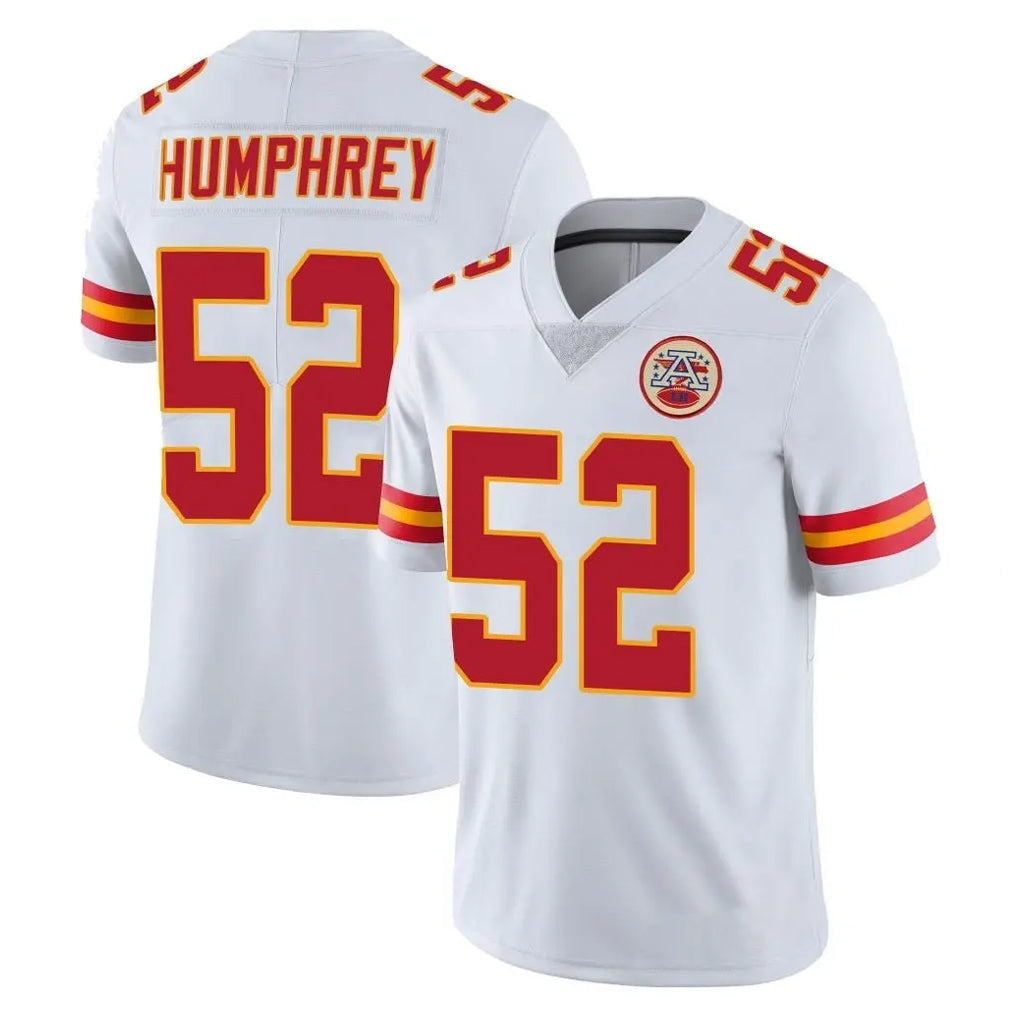 STECN KC.Chiefs #52 Creed Humphrey Player White Limited Vapor Untouchable Home Game Stitched Jerseys