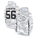 STECN KC.Chiefs #56 George Karlaftis Player Arctic Camo Salute to Service Hoodies Limited Game Stitched Jerseys