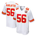 STECN KC.Chiefs #56 George Karlaftis Player White Home Game Stitched Jerseys