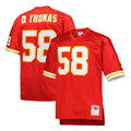 STECN KC.Chiefs #58 Derrick Thomas Player Red Mitchell & Ness 1994 Throwback Retired Stitched Jerseys