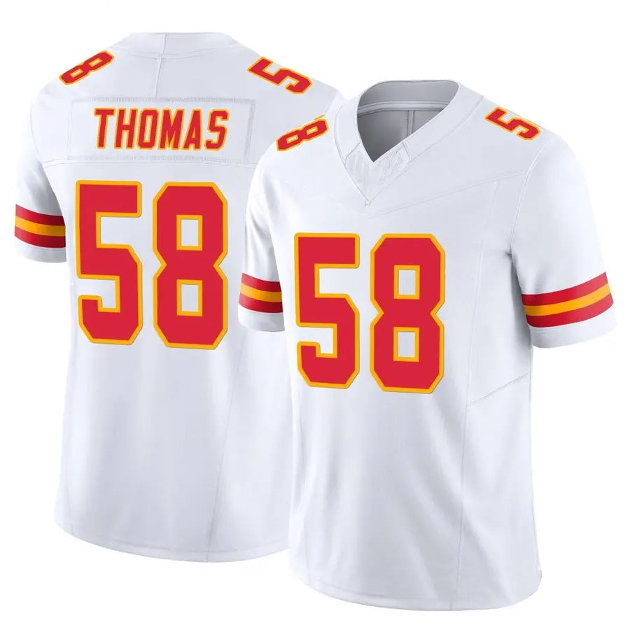 STECN KC.Chiefs #58 Derrick Thomas Player White Vapor F.U.S.E. Limited Stitched Jerseys