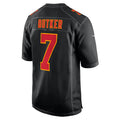 STECN KC.Chiefs #7 Harrison Butker Player Carbon Black Fashion Game Stitched Jerseys