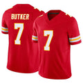 STECN KC.Chiefs #7 Harrison Butker Player Red Vapor F.U.S.E. Limited Stitched Jerseys