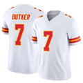 STECN KC.Chiefs #7 Harrison Butker Player White Vapor F.U.S.E. Limited Stitched Jerseys