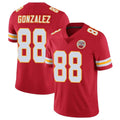 STECN KC.Chiefs #88 Tony Gonzalez Player Red Limited Vapor Untouchable Home Game Stitched Jerseys