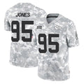 STECN KC.Chiefs #95 Chris Jones Player Arctic Camo Salute To Service Limited Game Stitched Jerseys