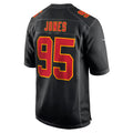 STECN KC.Chiefs #95 Chris Jones Player Black Fashion Game Stitched Jerseys